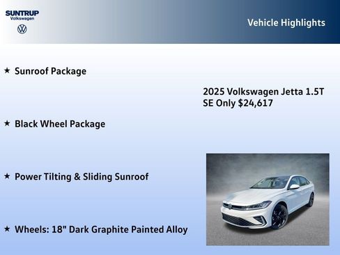 New 2025 Volkswagen Jetta SE image 7