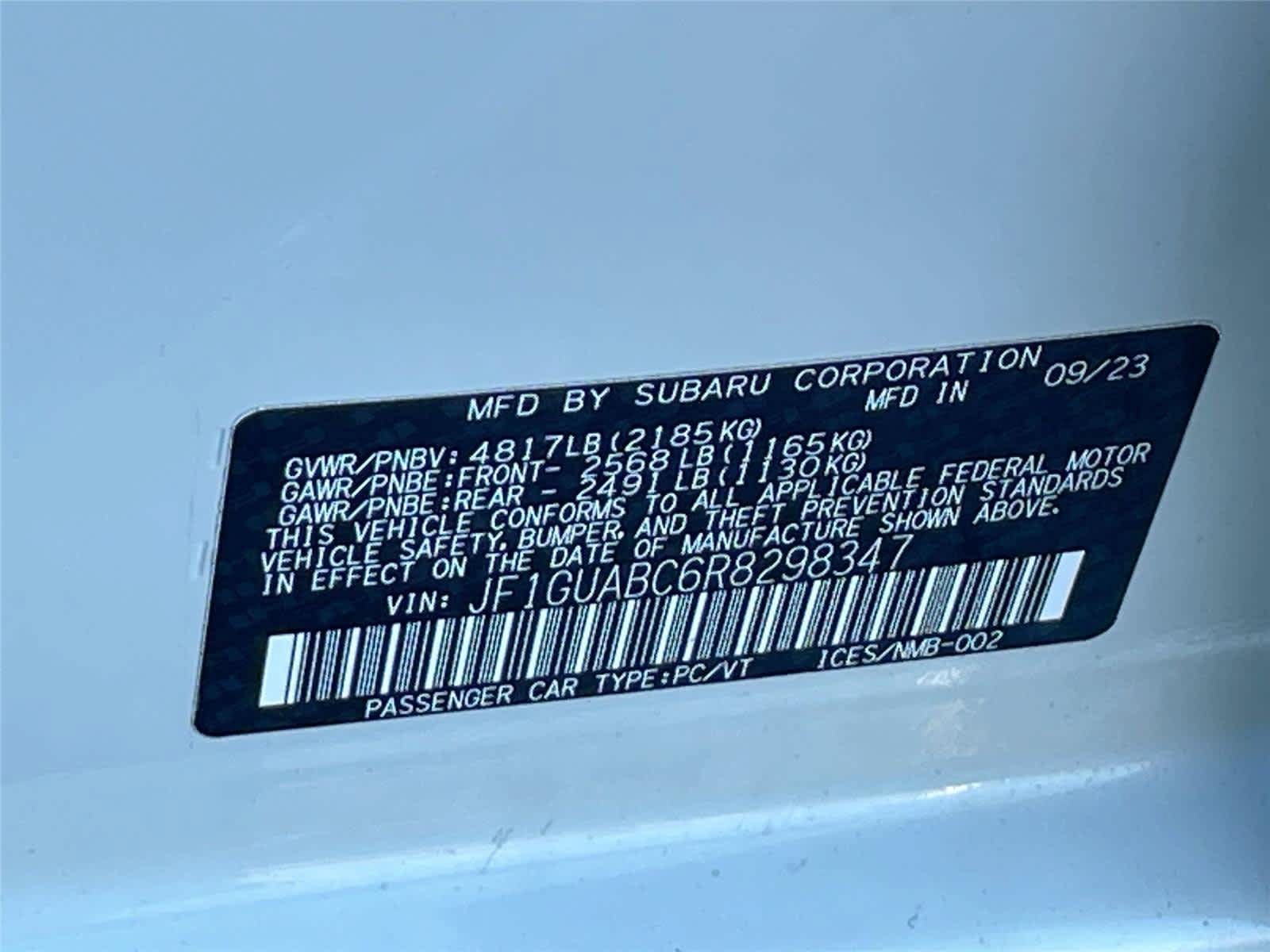 Used 2024 Subaru Impreza 2.0i AWD/4WD image 30