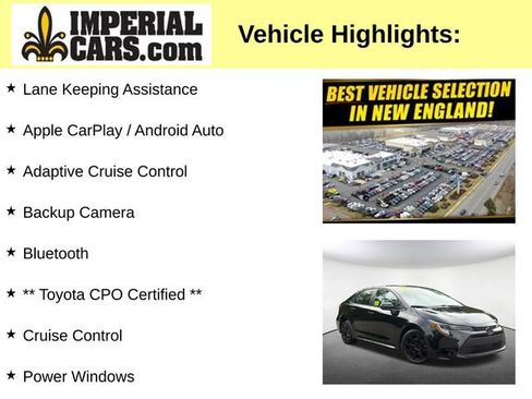 Certified 2025 Toyota Corolla LE FWD image 3