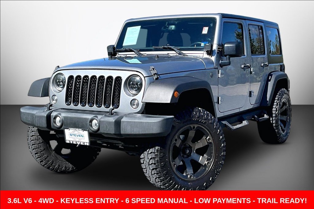 Used 2017 Jeep Wrangler Unlimited Sport w/ Quick Order Package 23S AWD/4WD image 3