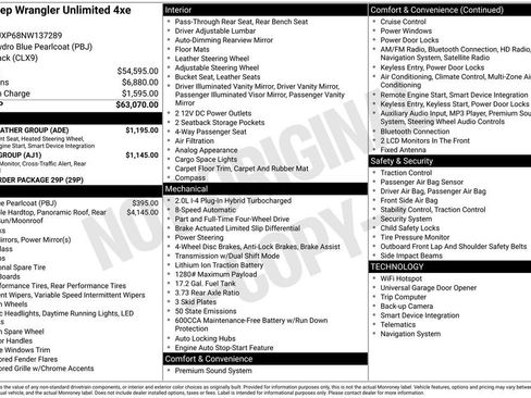 Used 2022 Jeep Wrangler Unlimited Sahara w/ Cold Weather Group image 35