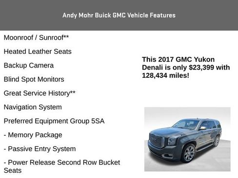 Used 2017 GMC Yukon Denali AWD/4WD image 4