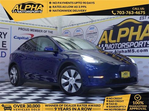 Used 2020 Tesla Model Y Long Range AWD/4WD image 1