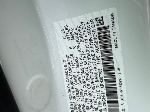 Used 2024 Honda Civic Touring image 11