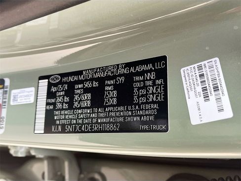 Used 2024 Hyundai Santa Cruz SEL w/ Activity Package image 31