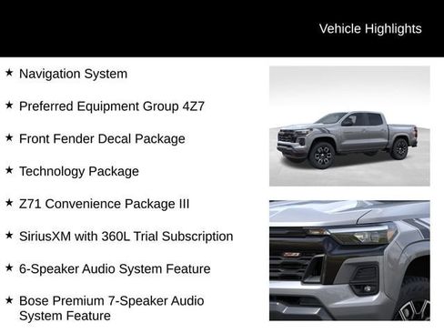 New 2026 Chevrolet Colorado Z71 w/ Technology Package AWD/4WD image 27
