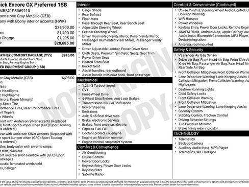 Used 2023 Buick Encore GX Preferred w/ Cold Weather Comfort Package image 20