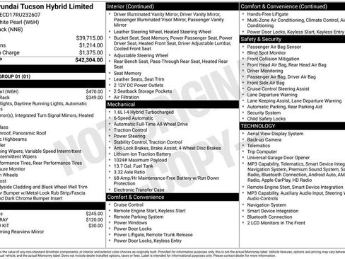 Used 2024 Hyundai Tucson Limited AWD/4WD image 37