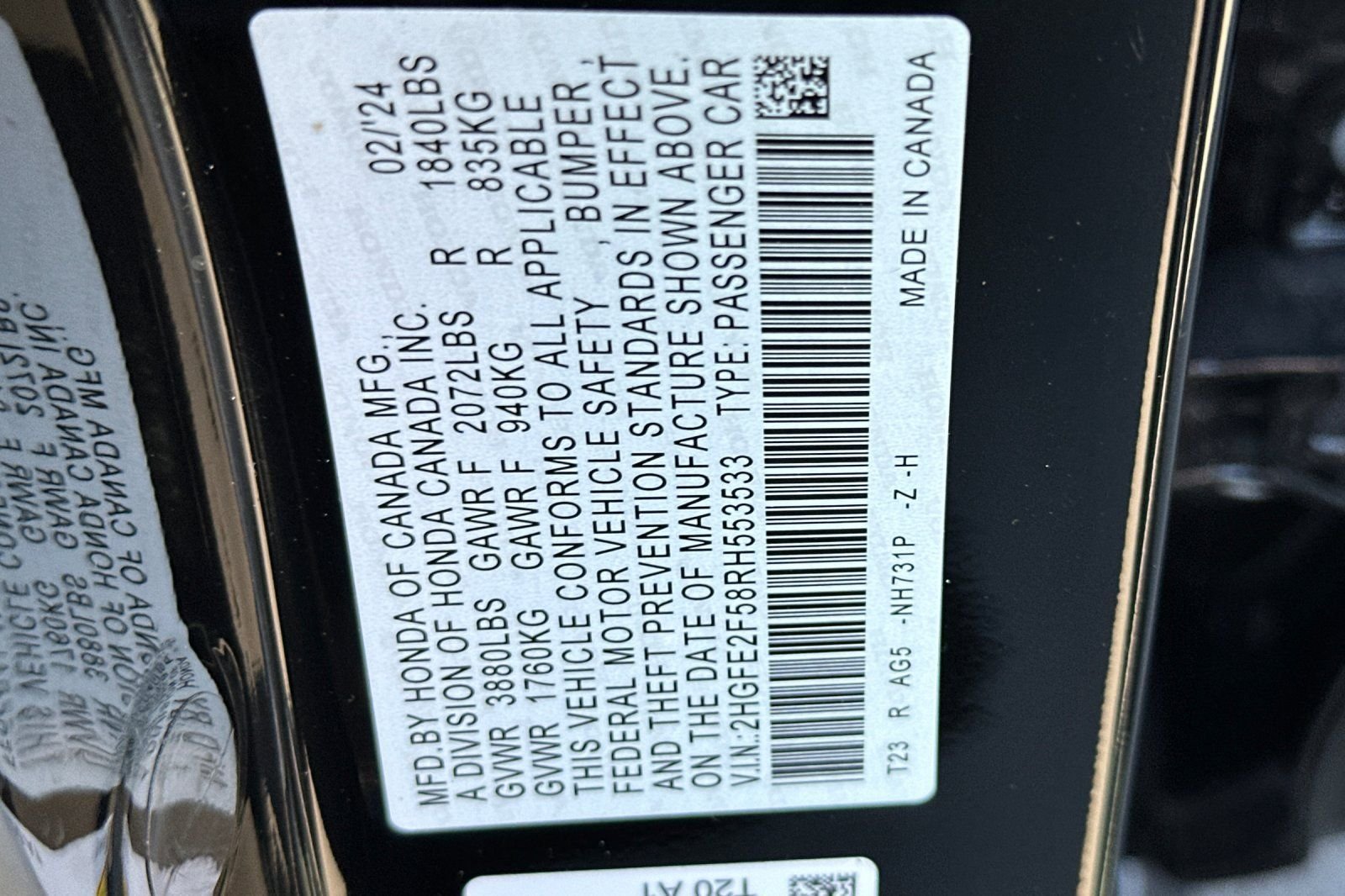 Used 2024 Honda Civic Sport image 34