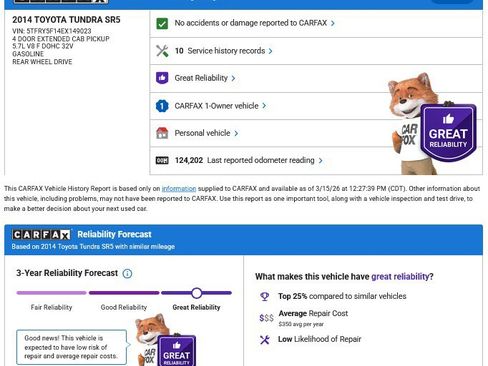 Used 2014 Toyota Tundra SR5 w/ TRD Off Road Package image 36