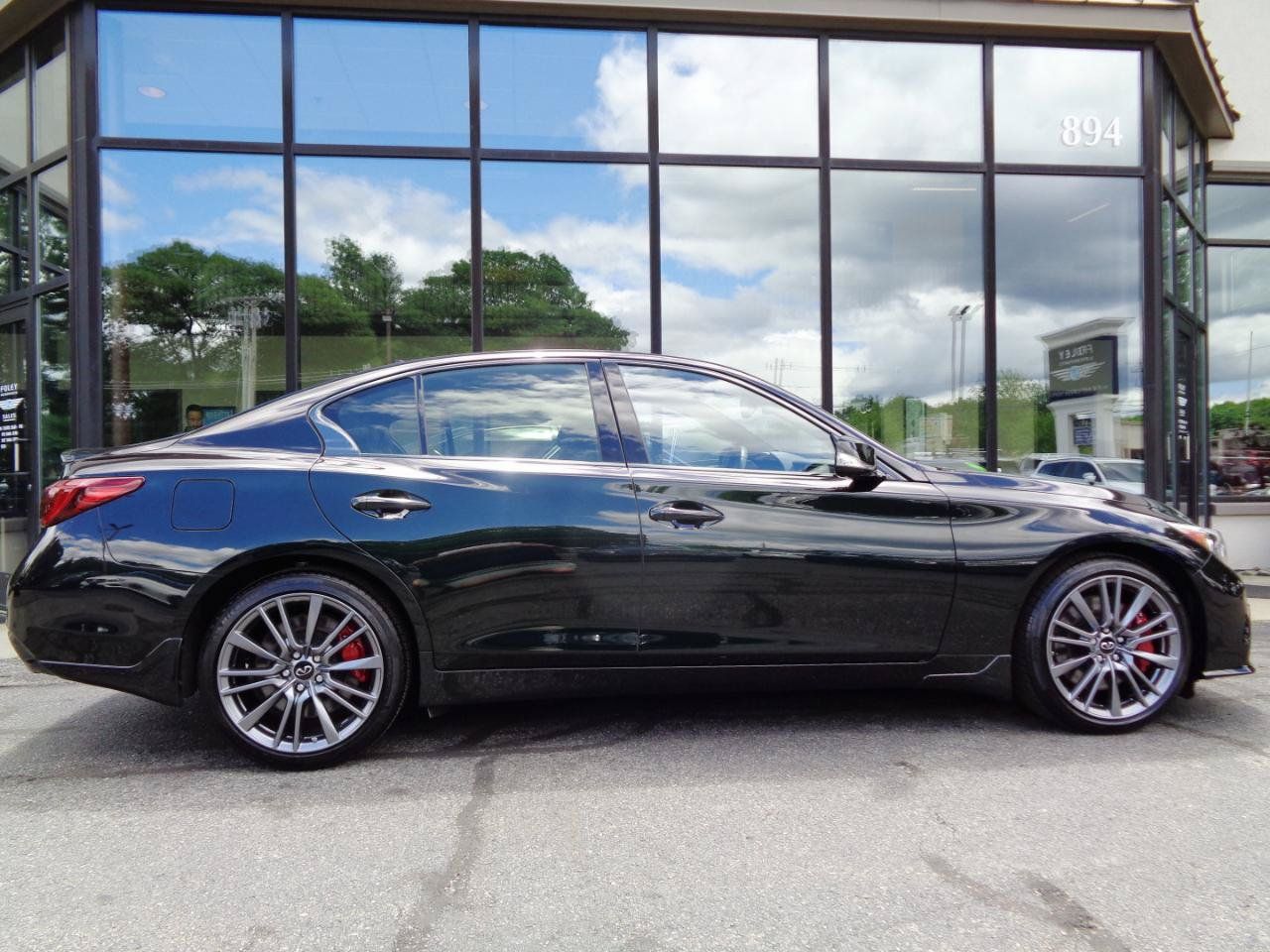Used 2023 INFINITI Q50 Red Sport 400 w/ Black Opal Edition AWD/4WD image 4