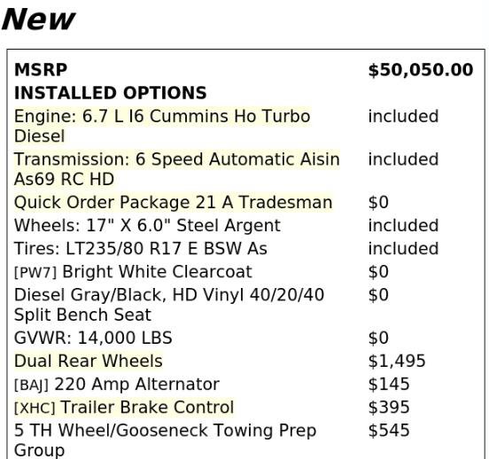 Used 2022 RAM 3500 Tradesman RWD image 4