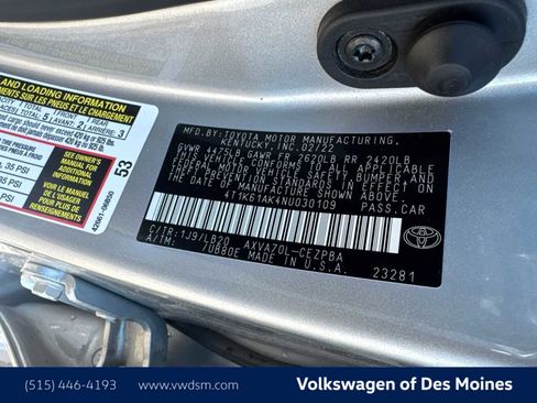 Used 2022 Toyota Camry XSE image 21