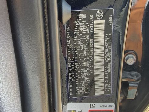 Used 2022 Toyota Camry LE w/ Carpet Mat Package (TMS) FWD image 26