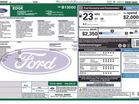 Used 2024 Ford Edge ST-Line AWD/4WD image 10