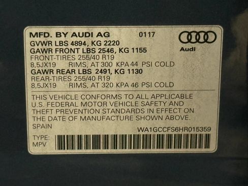 Used 2017 Audi Q3 2.0T Prestige w/ Prestige Package AWD/4WD image 78