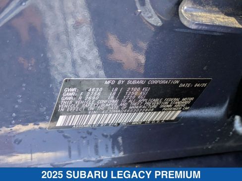 Certified 2025 Subaru Legacy Premium image 37