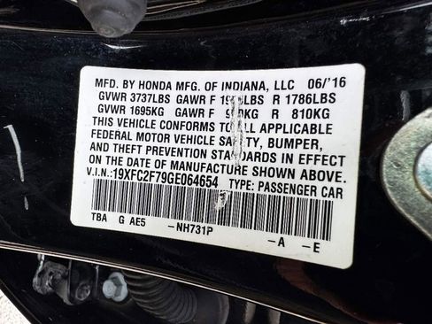 Used 2016 Honda Civic EX image 28