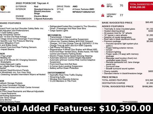 Used 2022 Porsche Taycan 4 Cross Turismo image 3