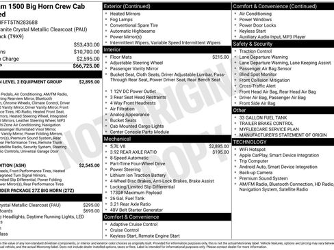 New 2026 RAM 1500 Big Horn AWD/4WD image 3