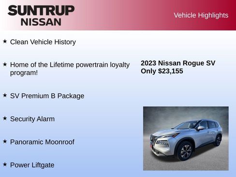 Used 2023 Nissan Rogue SV w/ SV Premium B Package image 8
