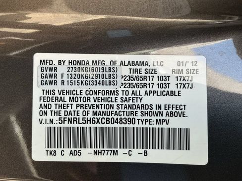 Used 2012 Honda Odyssey EX-L image 25