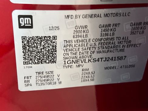 New 2026 Chevrolet Traverse RS AWD/4WD image 26