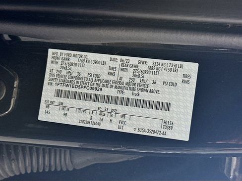 Used 2023 Ford F150 Platinum w/ Equipment Group 701A High AWD/4WD image 30