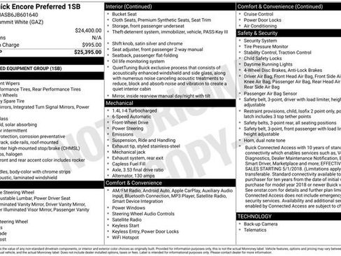 Used 2018 Buick Encore Preferred image 5