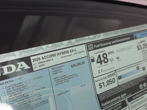 New 2026 Honda Accord EX-L image 27