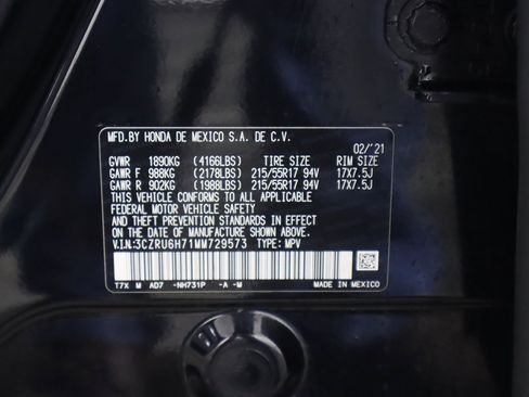 Used 2021 Honda HR-V EX-L image 52