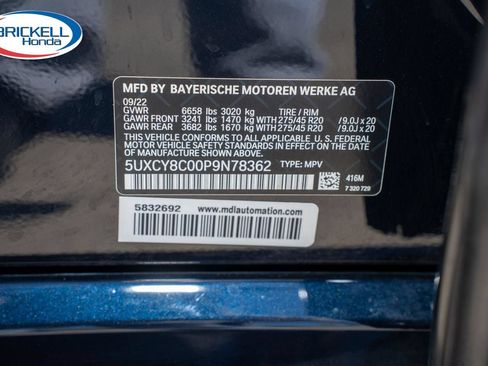 Used 2023 BMW X6 M50i w/ Executive Package AWD/4WD image 39