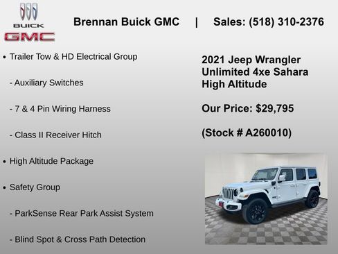 Used 2021 Jeep Wrangler Unlimited Sahara AWD/4WD image 24