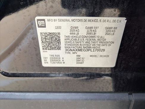 Certified 2023 Chevrolet Equinox RS w/ RS Leather Package image 18