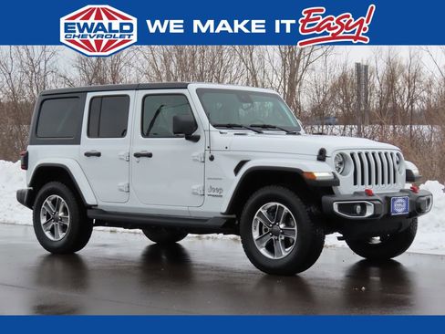 Used 2021 Jeep Wrangler Unlimited Sahara w/ Dual Top Group image 1