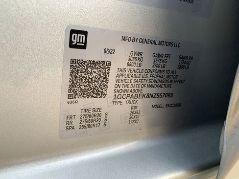 Used 2022 Chevrolet Silverado 1500 Custom image 36