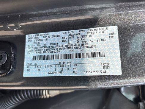 Certified 2025 Ford F150 Lariat w/ Equipment Group 501A Mid AWD/4WD image 21