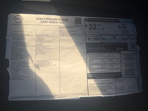 New 2026 Nissan Rogue Dark Armor image 33