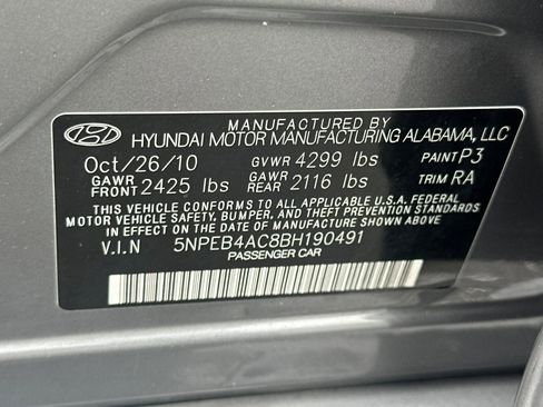 Used 2011 Hyundai Sonata GLS w/ Popular Equipment Pkg 2 FWD image 38