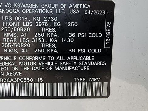 Used 2023 Volkswagen Atlas SE AWD/4WD image 16