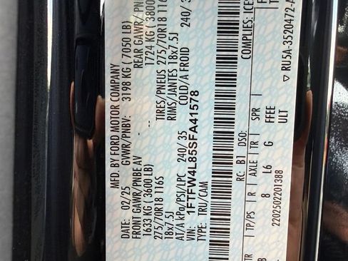Used 2025 Ford F150 Tremor w/ Equipment Group 402A High AWD/4WD image 30