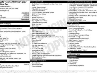 Used 2022 Toyota Tacoma TRD Sport AWD/4WD video 2