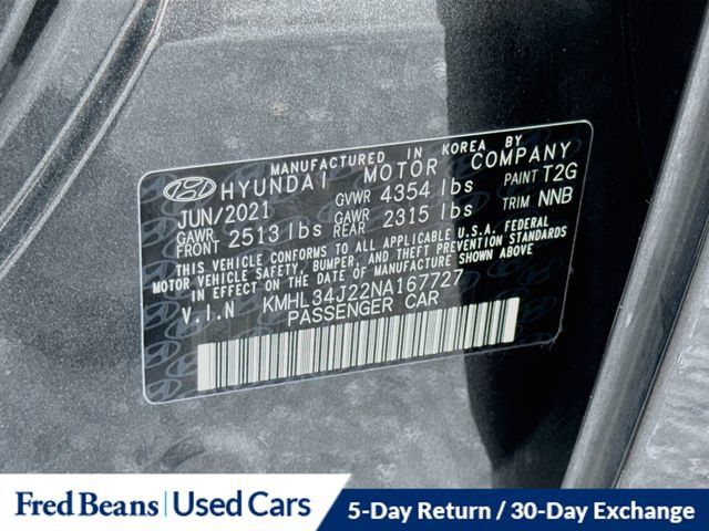 Used 2022 Hyundai Sonata Limited w/ Preferred Accessory Package FWD image 41
