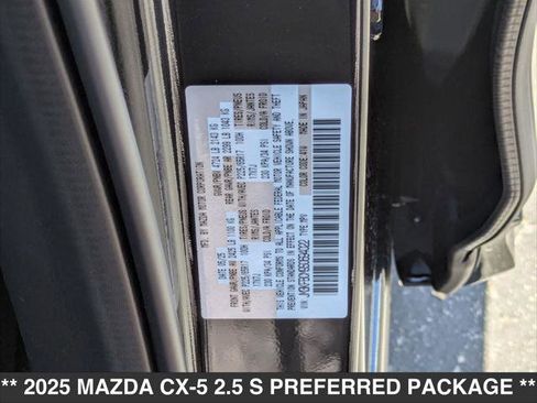 New 2025 MAZDA CX-5 AWD 2.5 S w/ Preferred Package image 15