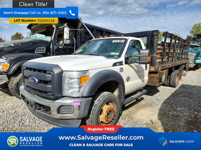 Used 2016 Ford F550 2WD Regular Cab Super Duty image 1
