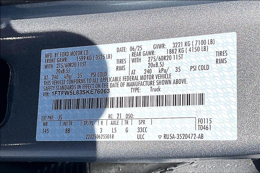 Used 2025 Ford F150 Lariat w/ Equipment Group 501A Mid AWD/4WD image 21