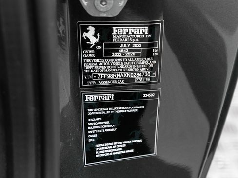 Certified 2022 Ferrari Roma image 22