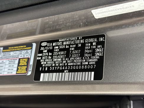 Used 2016 Kia Sorento L FWD image 30