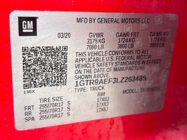 Used 2020 GMC Sierra 1500 4x4 Double Cab w/ Fleet Convenience Package image 31