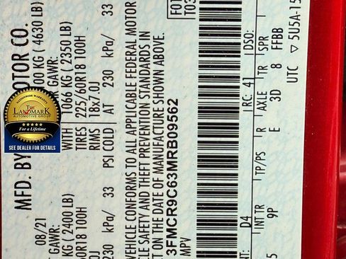 Used 2021 Ford Bronco Sport Outer Banks image 21